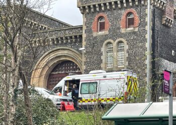 Prison inmates and staff taken to hospital with food poisoning