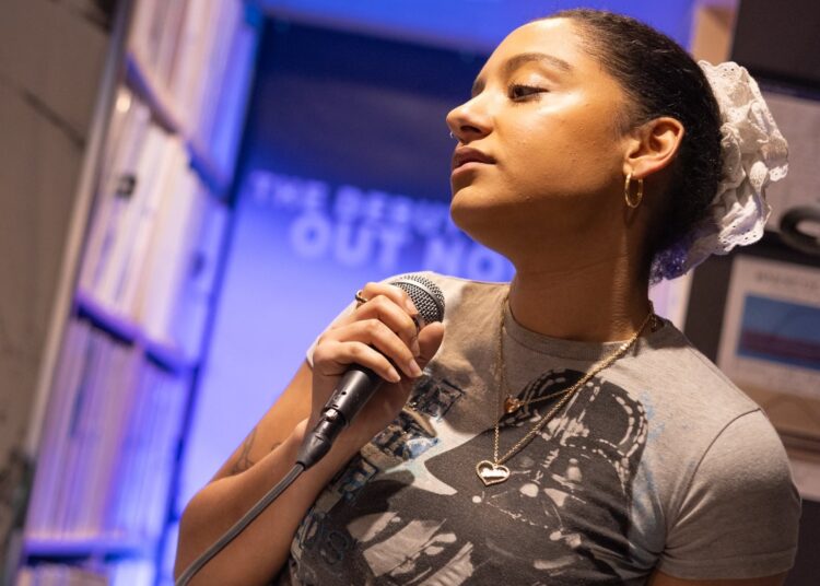 A musical masterclass from English Teacher at the launch of ‘This Could Be Texas’