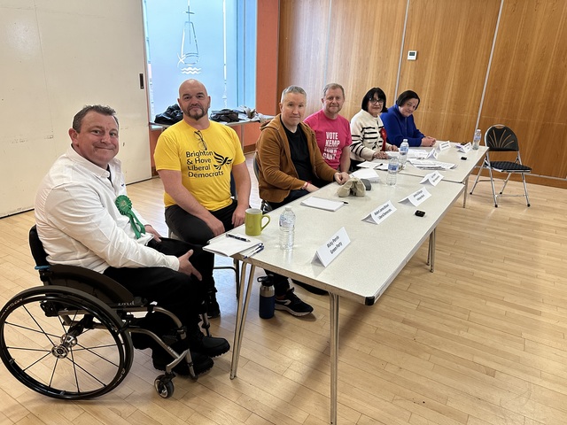 Kemptown by-election candidates quizzed at packed hustings