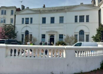 Brighton’s ‘most important home’ becomes film set