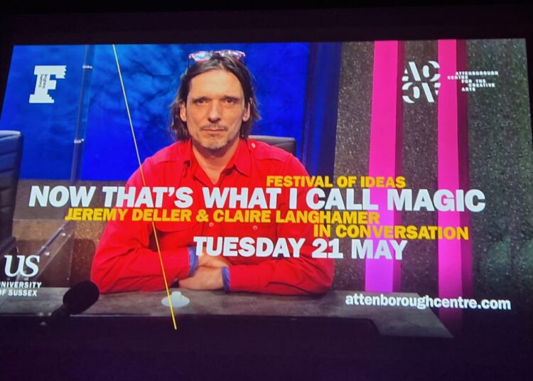 Jeremy Deller at Brighton Festival – Festival of Ideas