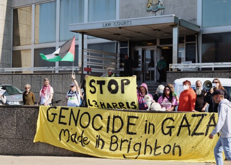 Arms factory protestors deny charges