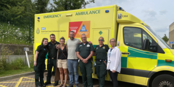 Brighton dad reunites with ambulance crew who found him unconscious