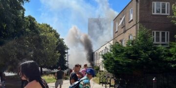 ‘Explosion’ heard at Brighton house fire