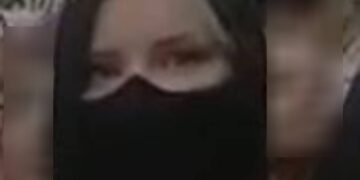 Appeal to identify masked protester