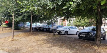 Cars parked in St Peter’s Square will soon be fined, council warns