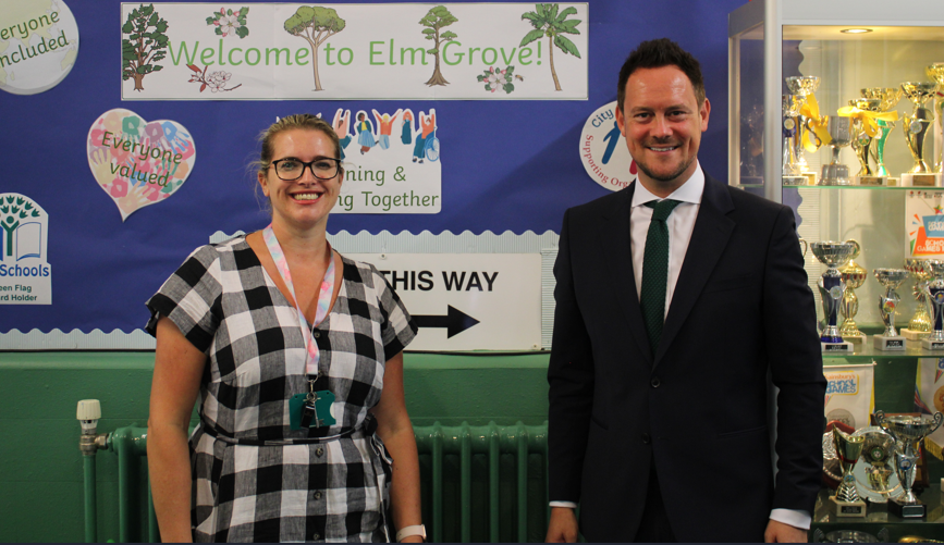 Minister marks Back to School Week with visit to Brighton primary Minister marks Back to School Week with visit to Brighton primary