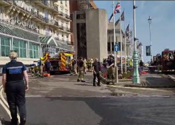 Brighton seafront hotel evacuated as fire crews called out