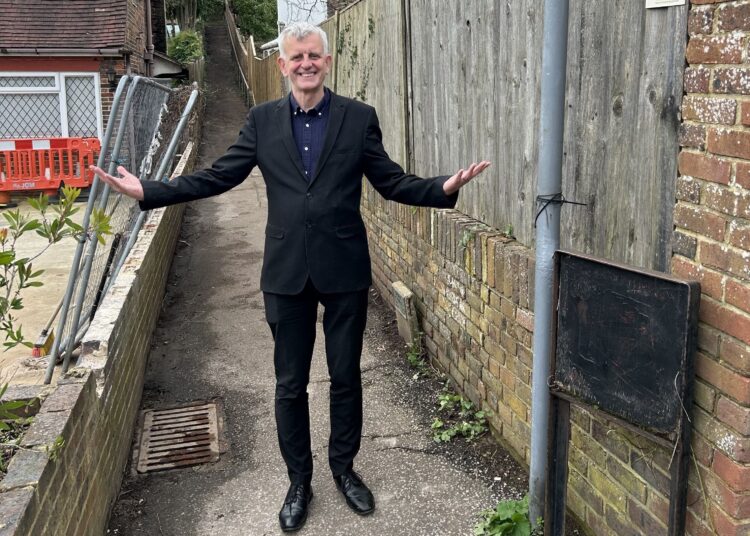 Blocked path opens again after 12 months, one arrest, a legal order and CCTV