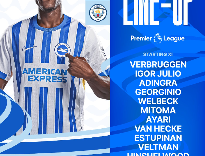 Premier League Match Day 11 – Brighton and Hove Albion v Manchester City