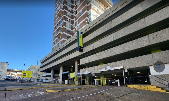 Narrow escape for girl, 4, as barriers thrown off top of car park