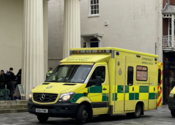 Two people taken to hospital after closure of busy Brighton road