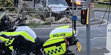 Woman, 62, in critical condition after two-car smash