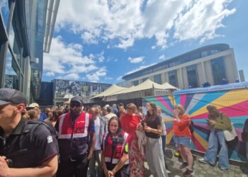 Fire alarm protest investigated by police