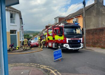 Fire breaks out in chip shop