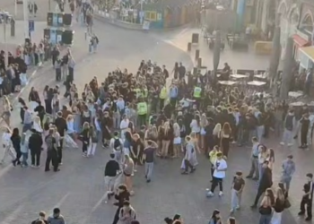 Two teens stabbed in seafront disorder last night