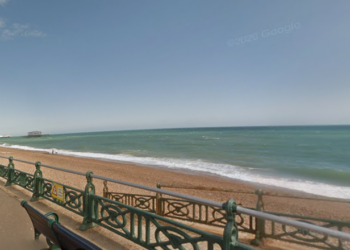 Man denies flashing woman and child on Hove beach