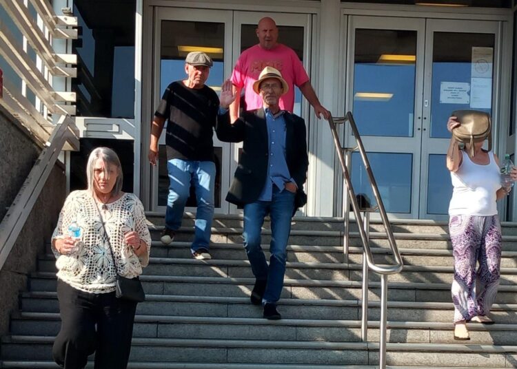 Conspiracy theorist guilty of shoving trans activist