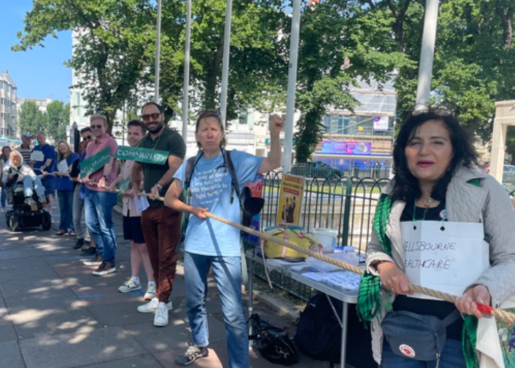Tug of war protest highlights plight of Brighton doctors’ surgery, say campaigners