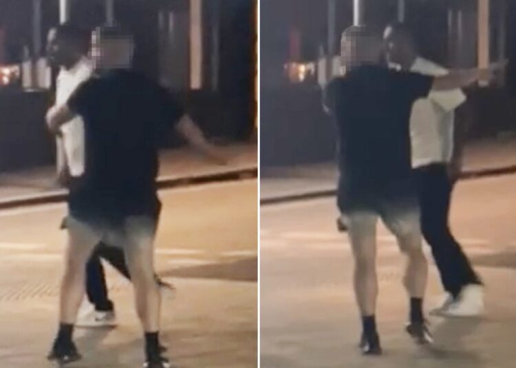 Police try to trace Western Road brawl suspect