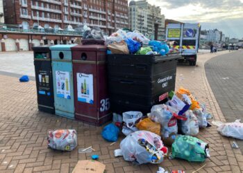 Kayak among two dozen tonnes of rubbish left on beach