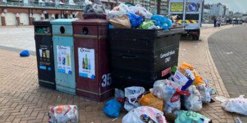 Kayak among two dozen tonnes of rubbish left on beach