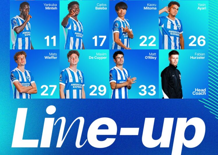 Verbruggen back as Brighton and Hove Albion host Fulham