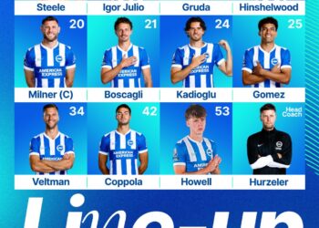 Milner skippers Brighton and Hove Albion in League Cup at Oxford