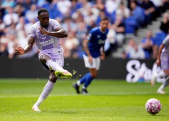 Brighton and Hove Albion come unstuck at Everton’s new stadium