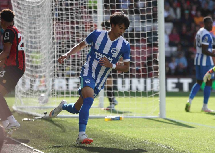Brighton and Hove Albion beaten at Bournemouth
