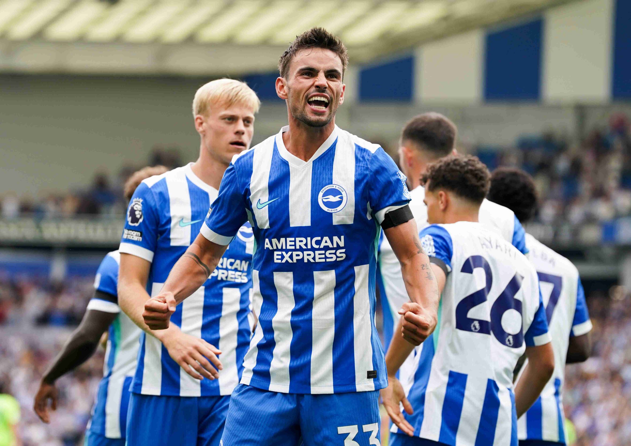 Brighton and Hove Albion send O