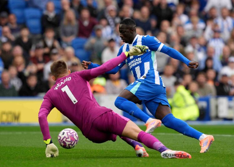 Brighton and Hove Albion held by Spurs at the Amex