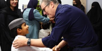 Prime minister visits arson-hit Peacehaven mosque