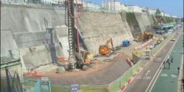 Watch: timelapse of Madeira Terrace restoration so far