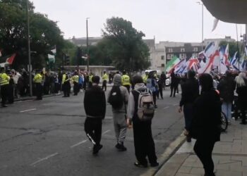 Protester ordered to pay compensation over broken phone