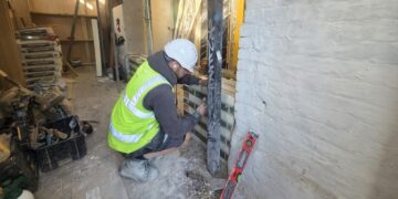 Station underpass work progressing well