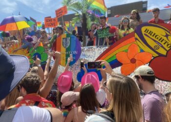 People behaved better at seafront Pride Street Party, says report