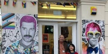 New mural unveiled where tagger sprayed homophobic graffiti