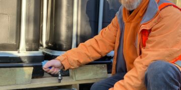 Trial rainwater catchers installed on three allotment sites