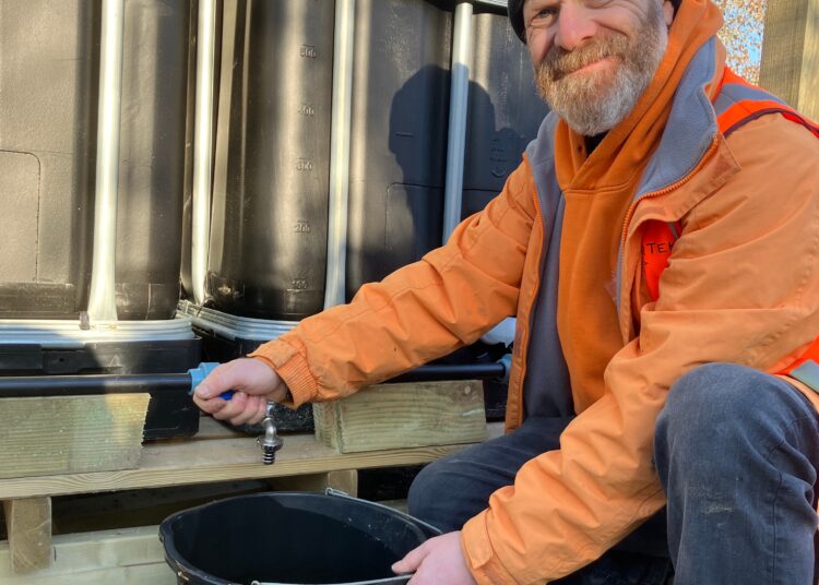 Trial rainwater catchers installed on three allotment sites