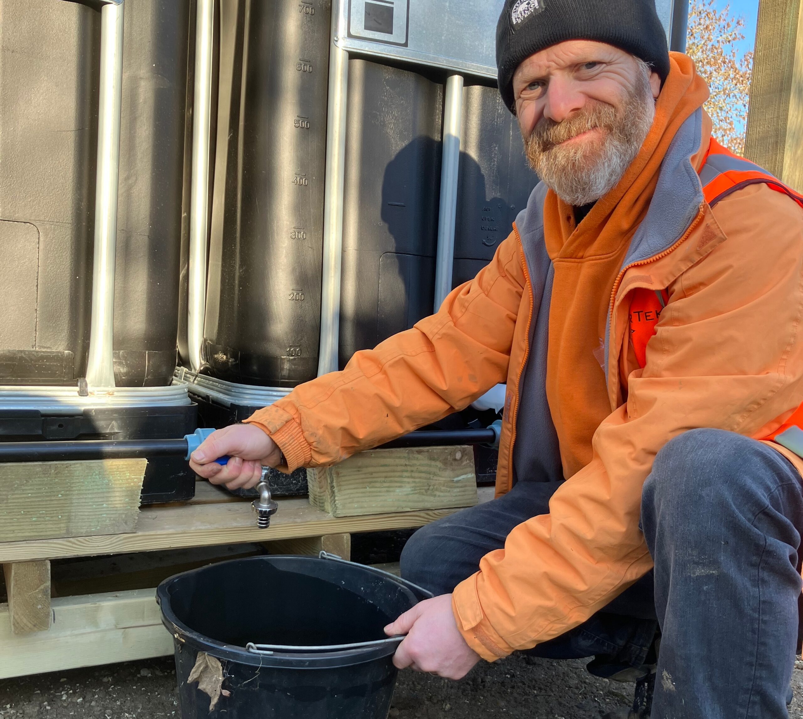 Trial rainwater catchers installed on three allotment sites