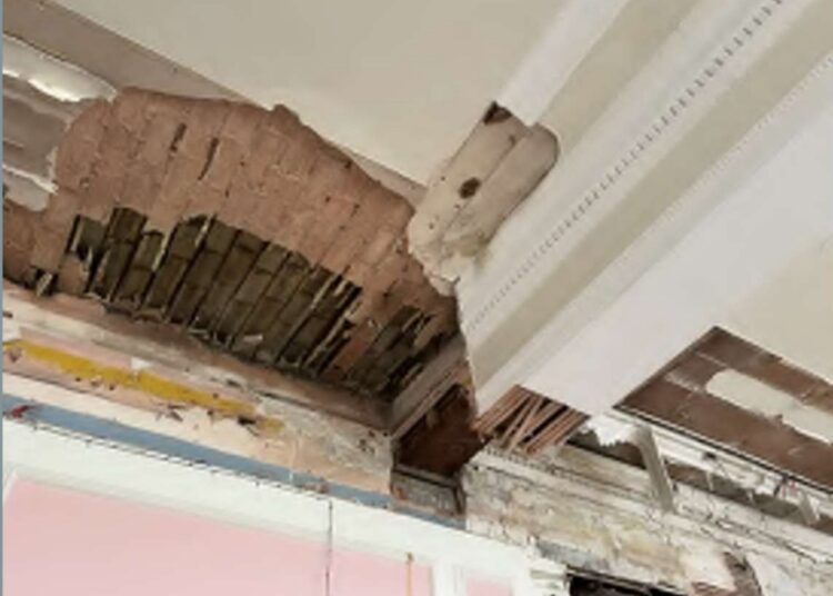 Part of fire-ravaged hotel “at serious risk of collapse”