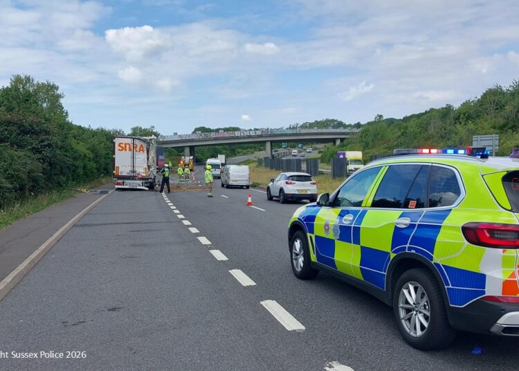 Lorry driver spared driving ban over crash which closed A27 for 18 hours