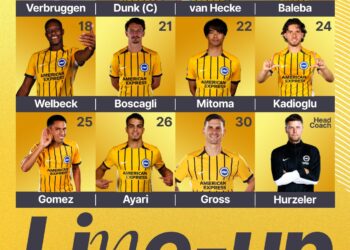 Three changes as Brighton and Hove Albion visit Fulham