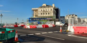 Work starts on removing Aquarium roundabout