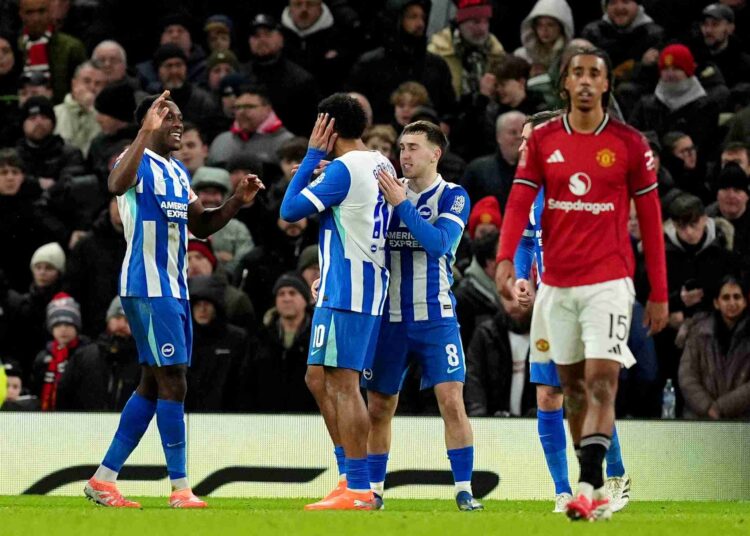 Brighton and Hove Albion dump Manchester United out of FA Cup