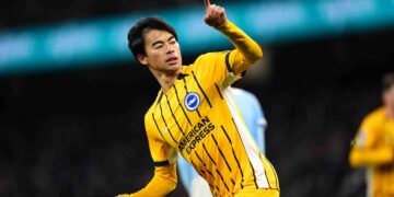 Mitoma bags point for Brighton and Hove Albion at Manchester City