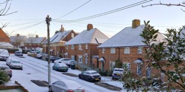 Snow carpets Brighton and Hove’s hilly suburbs