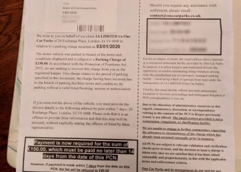 Scam parking tickets put on cars in Brighton
