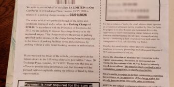 Scam parking tickets put on cars in Brighton
